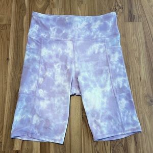 Purple Tie Dye Bike Shorts, $8 - Threads 4 Thought